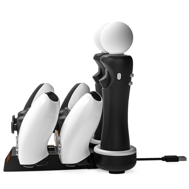 HBP-301 Is Suitable for PS5/VR Devices with MOVE Handle, Two Seat, 4 In 1 Charger