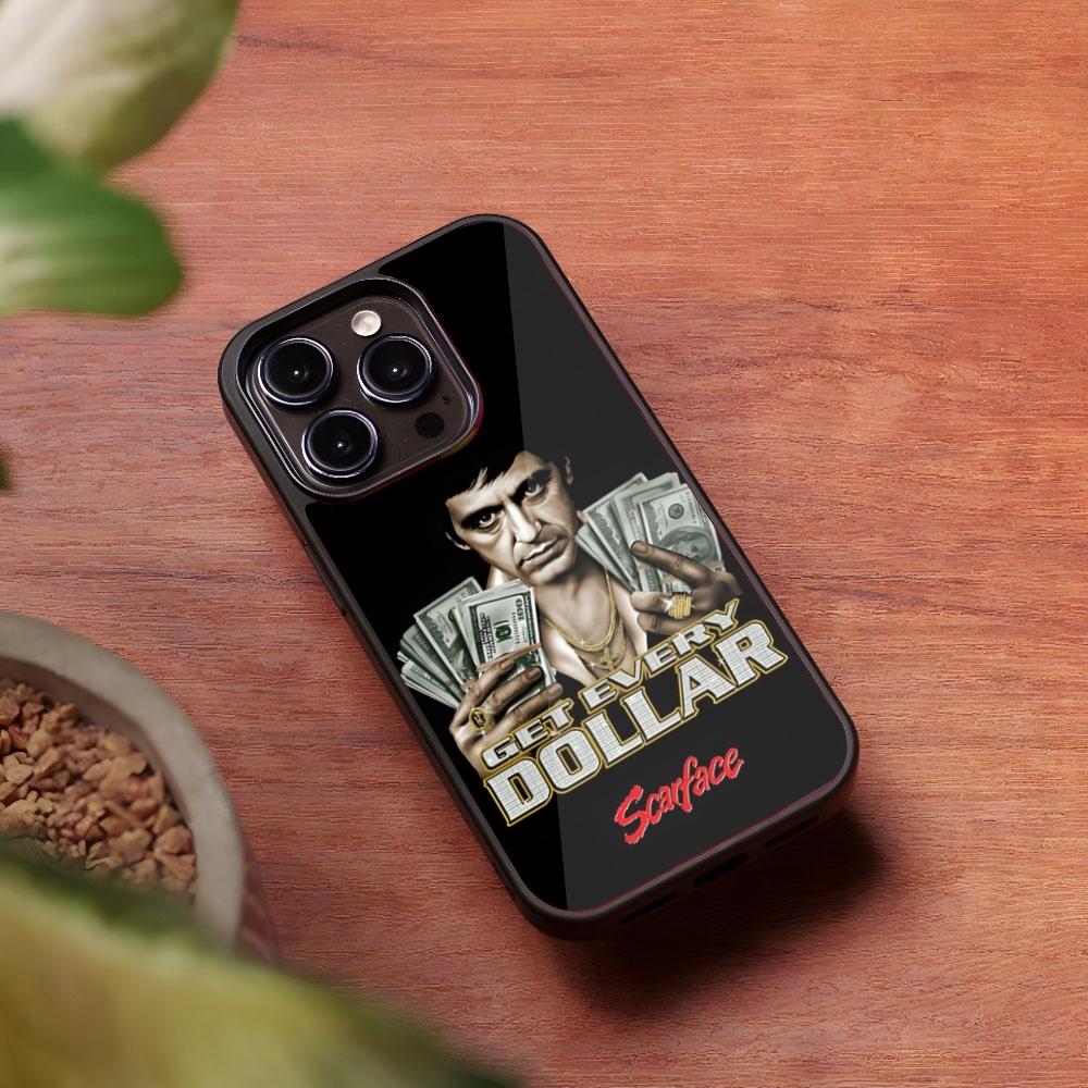Чехол для телефона «Лицо со шрамом» Тони Монтана для Iphone 16 15 14 13 Pro Max 12 11 Mini 7 8 Plus Se Xr X Xs Fundas Чехол PC+TPU