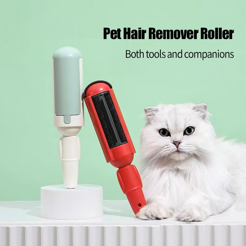 Новый многоцелевой прибор для удаления волос с домашних животных, электростатическая щетка, наклейка для шерсти кошек, собак, роликовая наклейка для ворса, самоочищающаяся щетка для удаления волос, двухсторонняя щетка