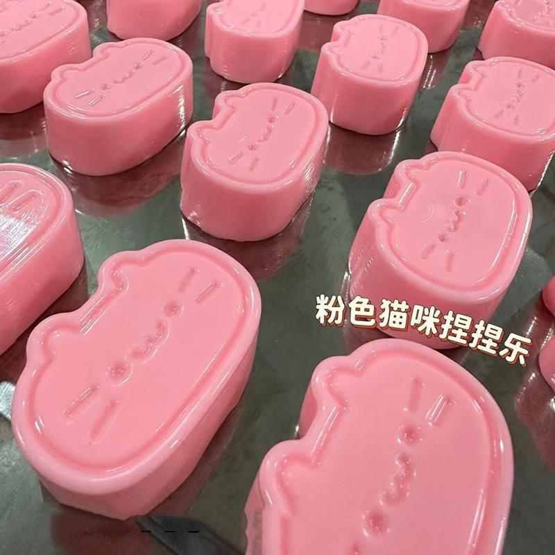 Пудинг Кот Моти Сквиши Сжималки Игрушки для Снятия Стресса Для Детей Взрослых Сырный Китти Мячик-антистресс Игрушки-антистресс Мягкие Сенсорные Игрушки-фиджет