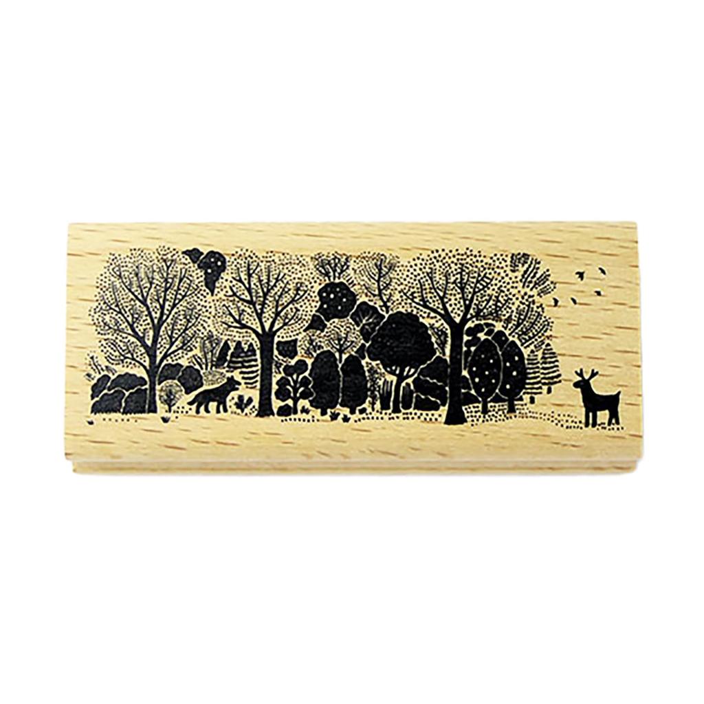 Резиновый штамп Taiyo Tomar Лес и «Большие животные» RT2565-009