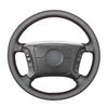 Black PU Faux Leather Car Steering Wheel Cover for BMW E36 1995-2000 E46 1998-2004 E39 1995-2003 X3 E83 X5 E53 2000-2006