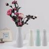 Plastic Flower Pot Basket Imitation Ceramic Flower Arrangement Container Modern Flower Vase