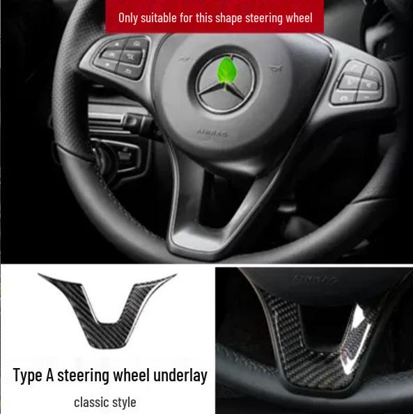 Mercedes-Benz E-Class Carbon Fiber Interior Center Console Air Outlet Decor Epoxy