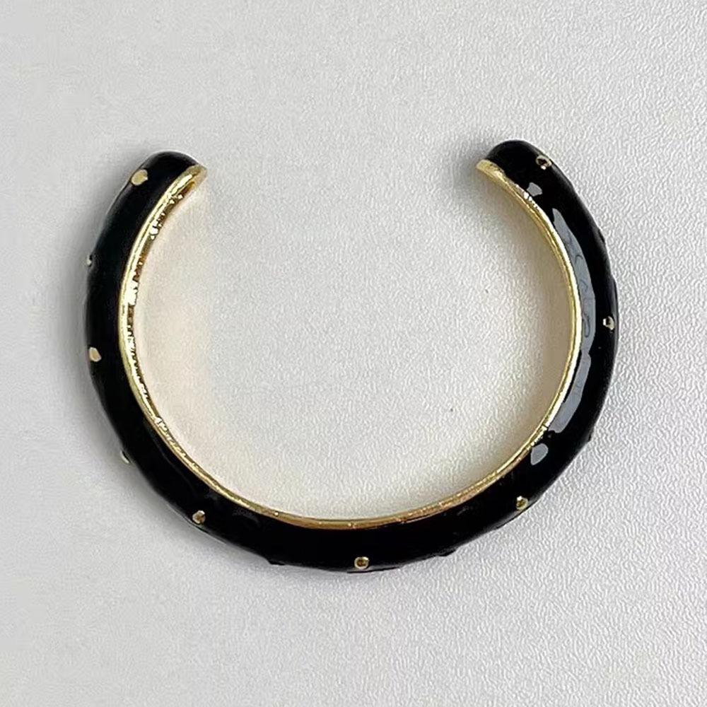 French Style Woman Cuff Bracelet Classic Women's Hand Bracelet Retro Opening Bangle  Gifts