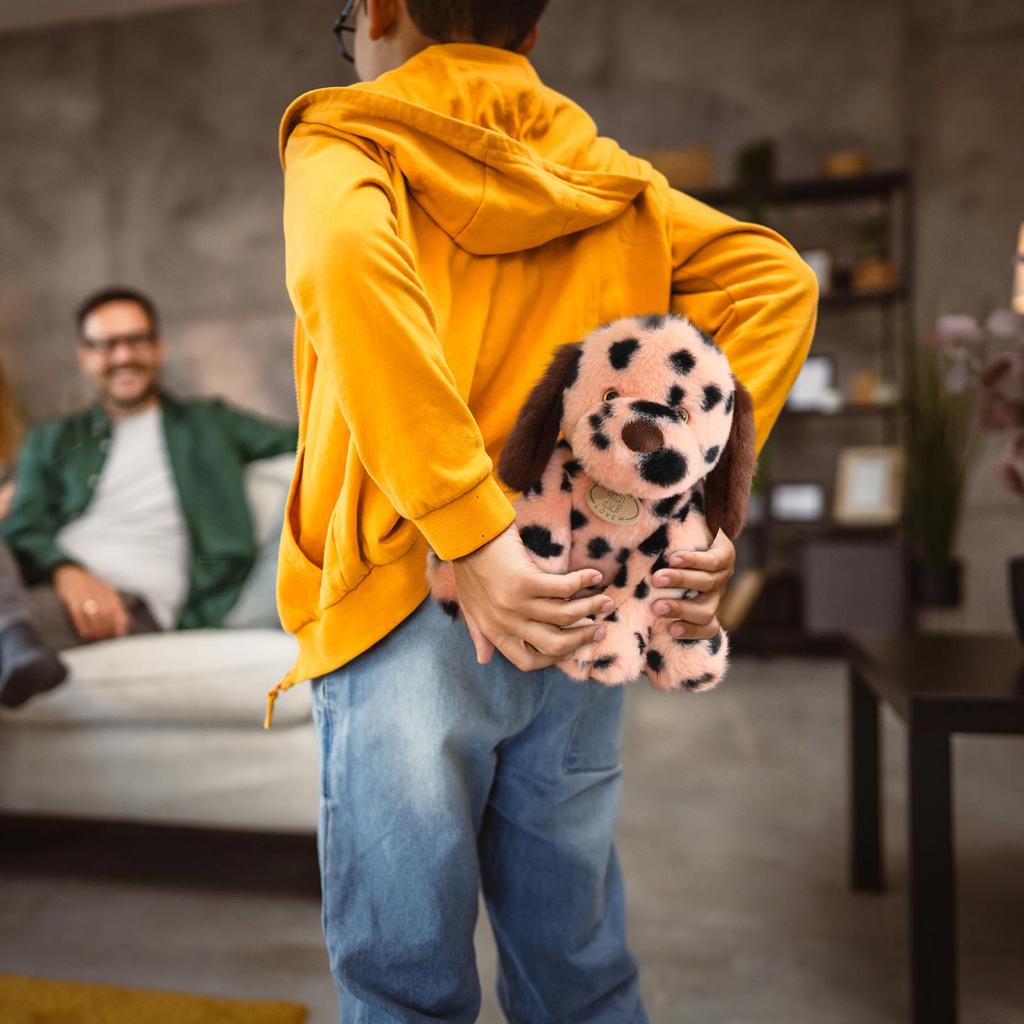 Soft Toy Cute Sitting Dalmatian Plush Doll