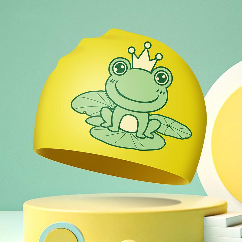 Детские шапочки для плавания Мультяшная шапочка для плавания для мальчиков и девочек Взрослые шапочки для плавания с принтом медведя для женщин Шапочка для плавания Аксессуары для плавания