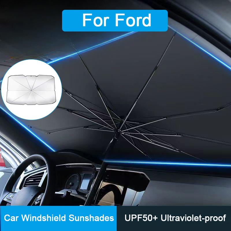 Подходит для Ford Focus 2 3 F150 Ecosport C-Max S-Max Ka Mondeo Kuga Galaxy Fiesta Eage Автомобильные солнцезащитные шторки на лобовое стекло Передний солнцезащитный зонт