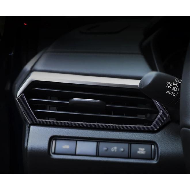 For Nissan Altima - 2024 2025 Carbon Fiber Side Front Air Conditioner Vent Outlet Cover Trim Bezel Interior Accessories