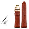 Genuine Leather Watchband For GUESS W0040G3 W0247G3 W0040G7 Series Blue Cowhide Watch Straps 22mm Wrist Band Men Bracelet