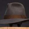 Hot-selling wool hat, fashionable wear solid color felt hat, bow webbing decorative pure wool top hat soft