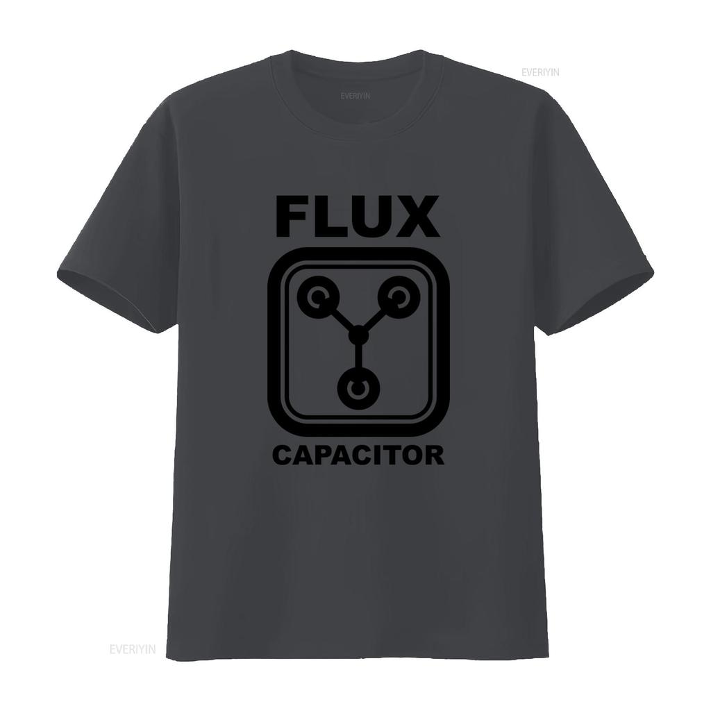 Flux Capacitor Retro 80s Funny Future Doc Marty Mens T Shirt vintage Washed Versatile Unisex Stylish fashion graphic Soft
