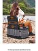 German Quality Foldable Storage Box with Backrest - Large Capacity for Car or Fishing