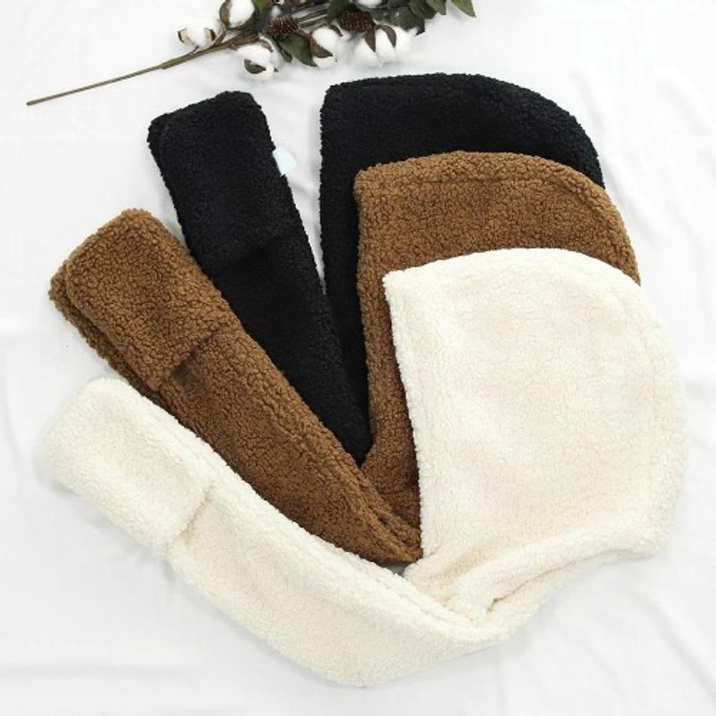 Женская и мужская зимняя флисовая худи оверсайз с капюшоном, теплая, с меховыми наушниками