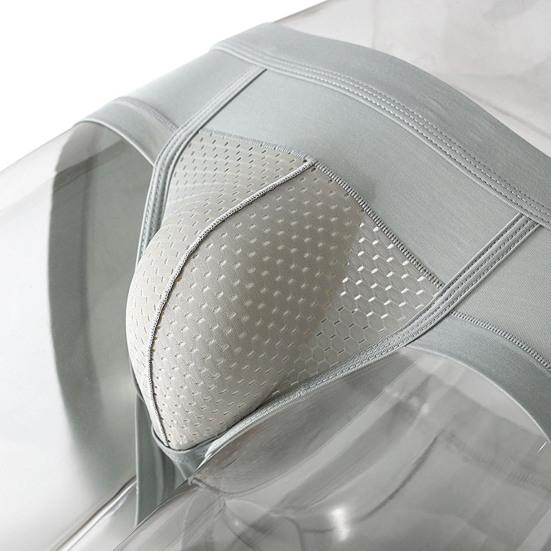 Мужские трусы из модальной ткани с высокой эластичностью, дышащее нижнее белье, U-образный дизайн, средняя талия, трусики для повседневной носки