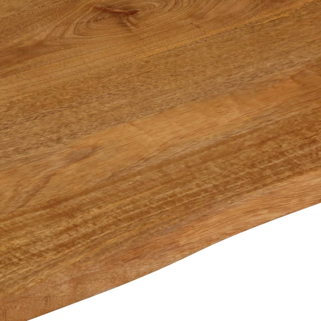 Vidaxl Blat Stołu Z Naturalną Krawędzią, 100X80X3,8 Cm, Drewno Mango