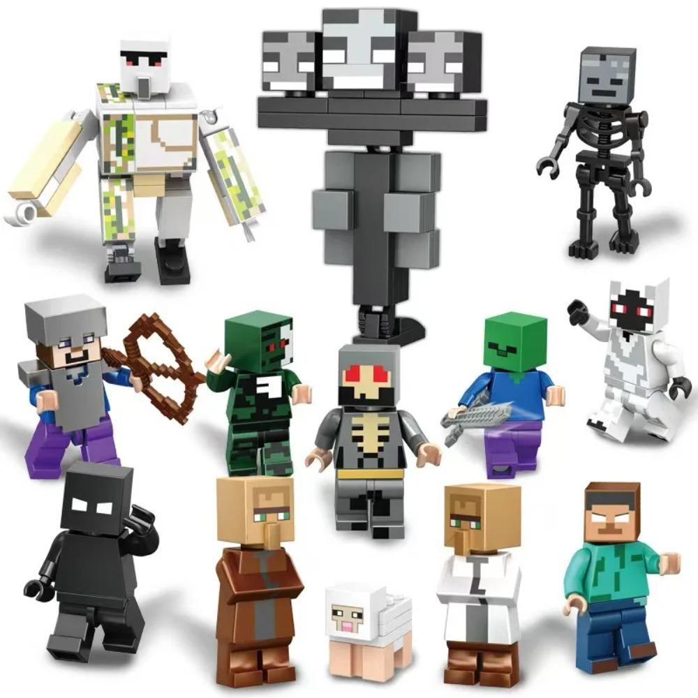 Hot Games Cartoon Model Building Bricks Mini Assemble Compatible Puzzle Doll Action Figures Decoration Toy Bricks Birthday Gifts