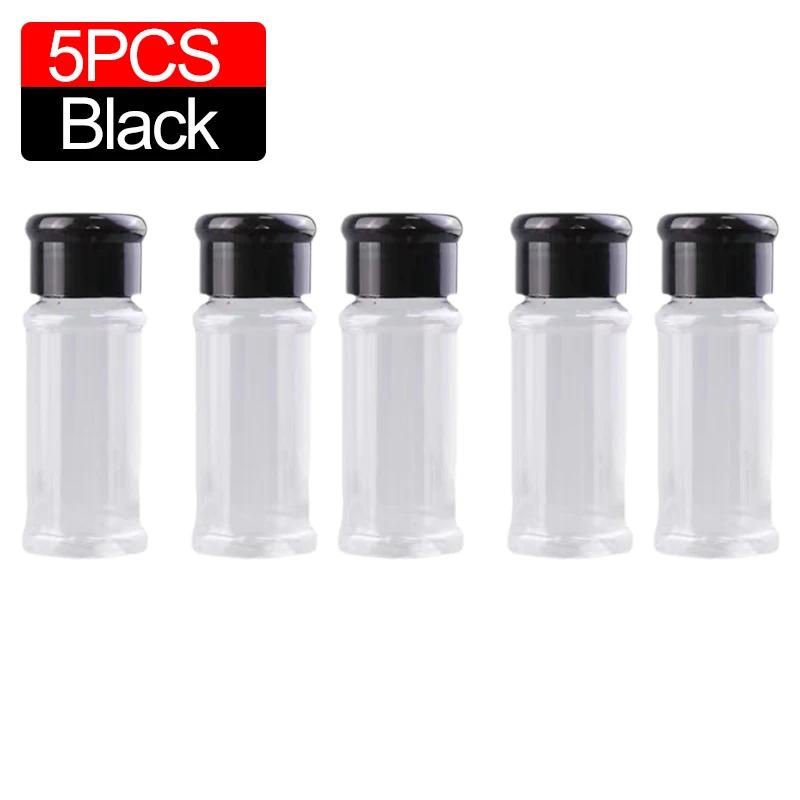 100 мл прозрачная бутылка для специй солонка перечница пластиковые банки для приправ барбекю коробка для приправ кухонные гаджеты банка для хранения порошка