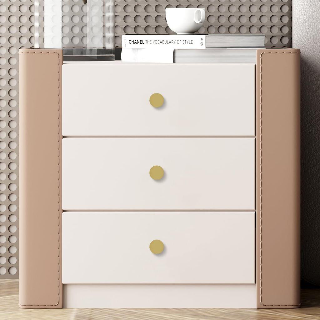 Piece Knobs for Cabinets– Modern Aluminum Drawer Knob for Kitchen, Wardrobe, Cupboard, and Home Furniture (PVD Gold Finish)