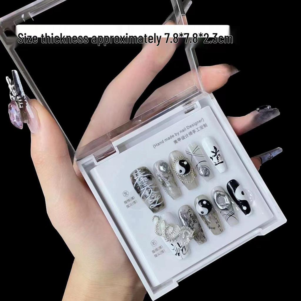 Изысканная коробка для хранения и демонстрации нейл-арта - Стильный подарок для нейл-арта