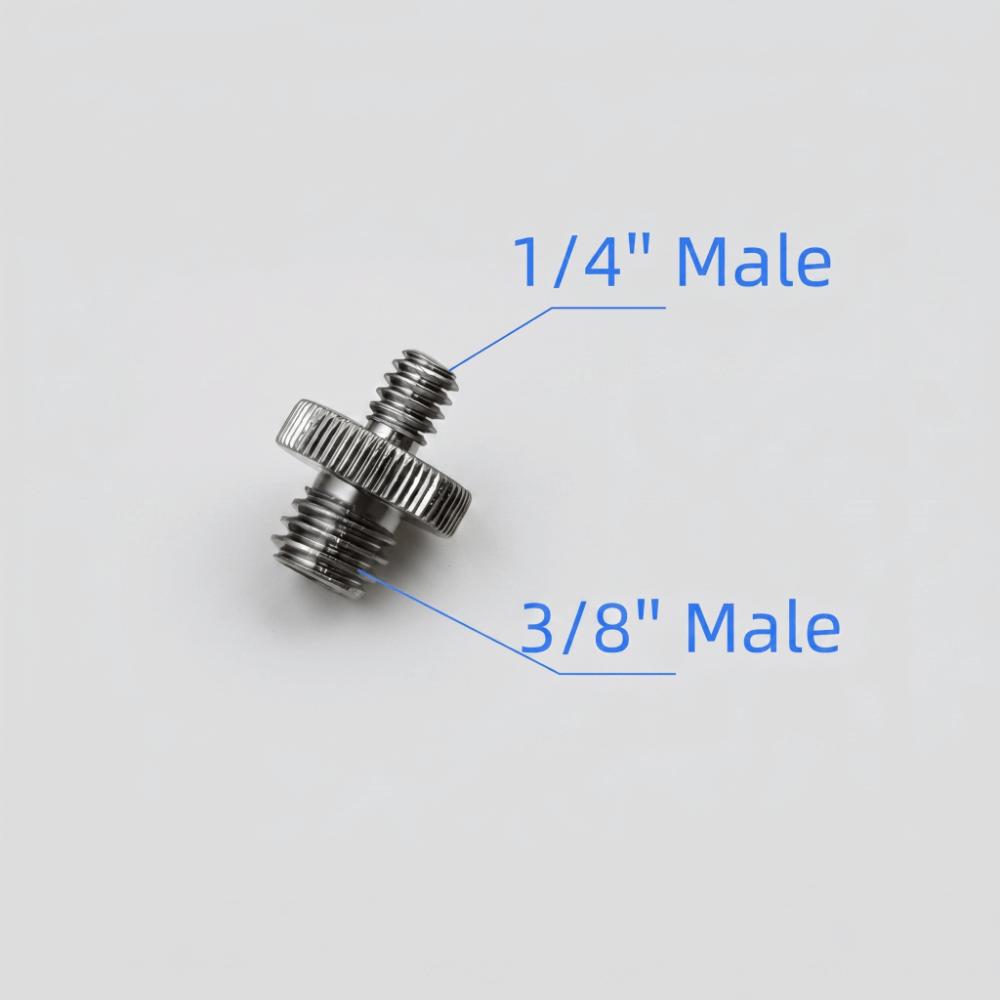Male To Female Mount Screw Kit 1/4" to 3/8" Screw Convert Adapter Camera Screw Nut Set Monopod