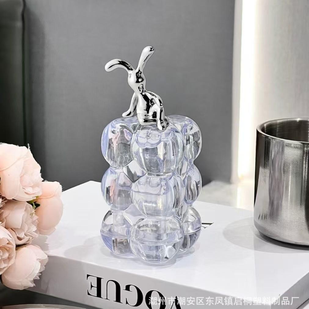 High-value marshmallow cotton swab holder, household living room decoration ornament, toothpick storage box.
