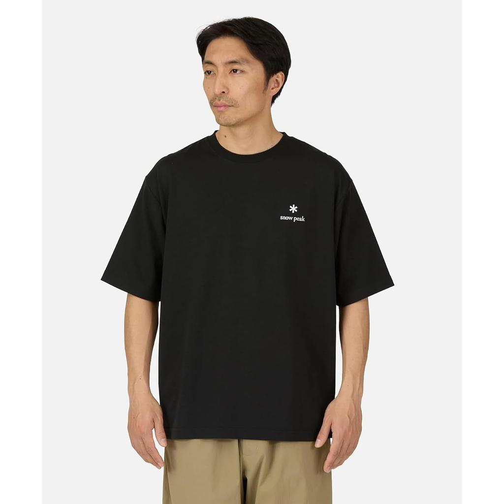 Snow Peak Standard Logo T-Shirt Soft texture Short sleeve Basic Mens Womens NSD-TS-25AU003