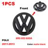 XJBRL1 For Volkswagen Polo 2011 2012 2013 6R0853600A ABS VW Car Front Logo Grille Badge Trunk Emblem Decoration Replacement Accessories