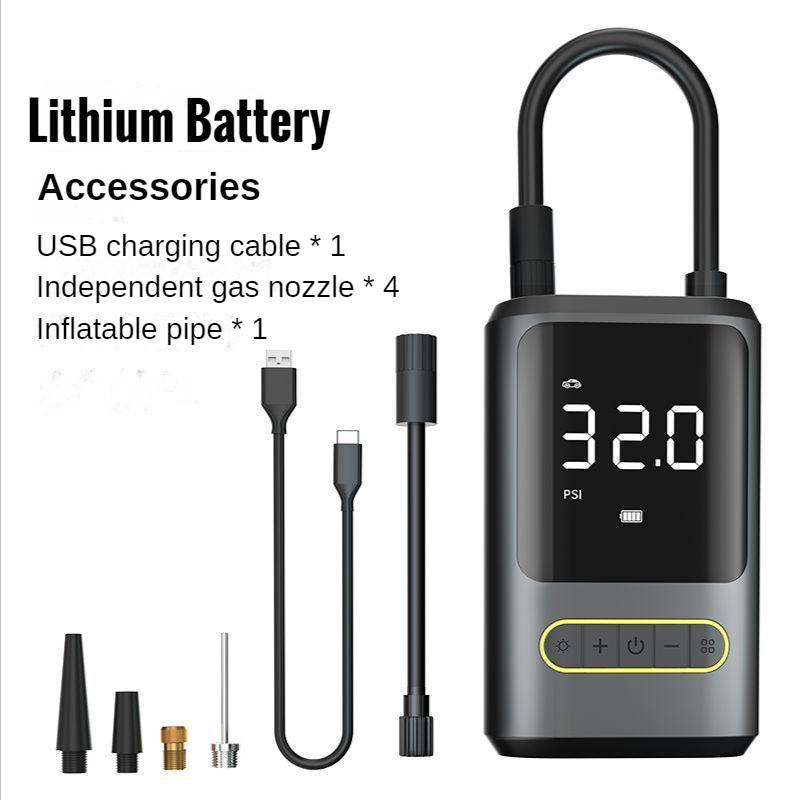 150PSI 4000mAh Car Air Compressor Inflatable Pump With LED Lamp For Car Motorcycle Tyre Inflator Wireless Electric