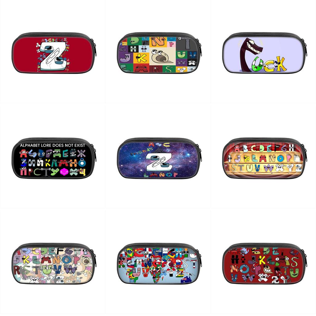 Alphabet Lore Pencil Bag With Easy Access For Elementary And Middle School Students