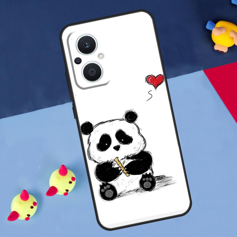 Милая панда Для OPPO Reno 14 13 12 11 10 Pro 11F 12F 13F 14F 7 8 Lite 8T OPPO Find X9 X5 X6 X8 Pro Чехол