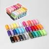 6pcs/Pack Assorted Colors Sewing Thread Polyester Sewing Thread, For Domestic DIY Sewing And Embroidery
