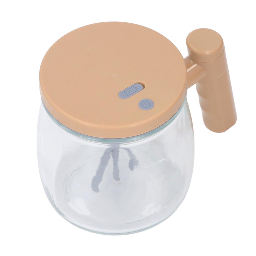 Кружка для помешивания с функцией самоперемешивания цвета хаки, полностью автоматическая, высокоскоростная, портативная, 400 мл, электрическая, самостоятельная