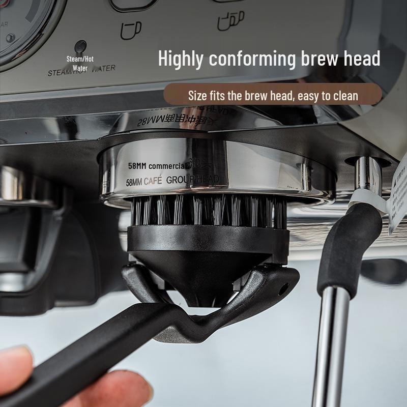 Щетка для чистки заварочной головки полуавтоматической кофемашины 51/58 мм