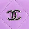 Used CHANEL Shoulder Bag Matrasse lambskin Purple Phone case