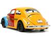 JADA TOYS 124 Улица Сезам Фигурка Оскара и Volkswagen Beetle 1959 Hollywood Ride Улица Сезам Жук с Оскаром 32801 [Б/У]