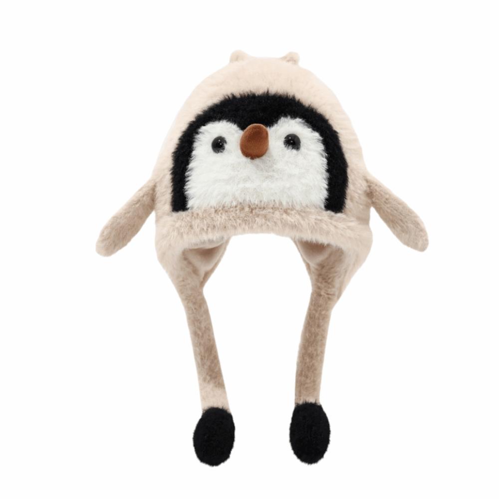 Windproof Cartoon Penguin Balaclava Hat Breathable Ear Protection Cap  Outdoor Activities