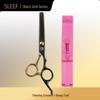 Black Gold Hairdressing Scissors & Thinning Shears for Women's At-Home Haircuts