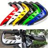 2Pcs Universal Motorcycle Handguards Handguards with LED Light Motorcycle Handguard Handlebar Protector