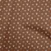 Cotton Flex Brown Fabric Plants In Vase Sewing Material Print Fabric By The Yard 40 Inch