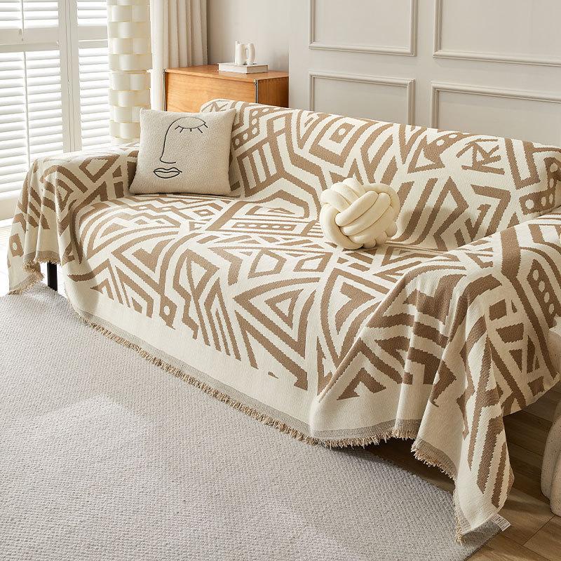 Внешняя торговля 2025 новое богемное покрывало на диван с полной защитой, универсальный чехол на диван из шенилла, диванная подушка на все сезоны