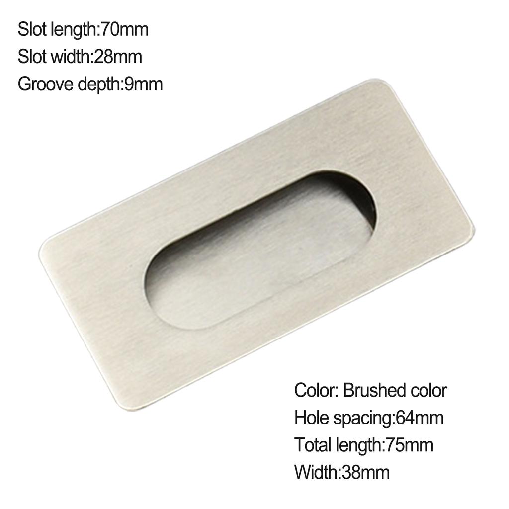 С винтами ручка шкафа цинковый сплав прорезная утопленная ручка 1 шт скрытая ручка удобная для мебели практичная