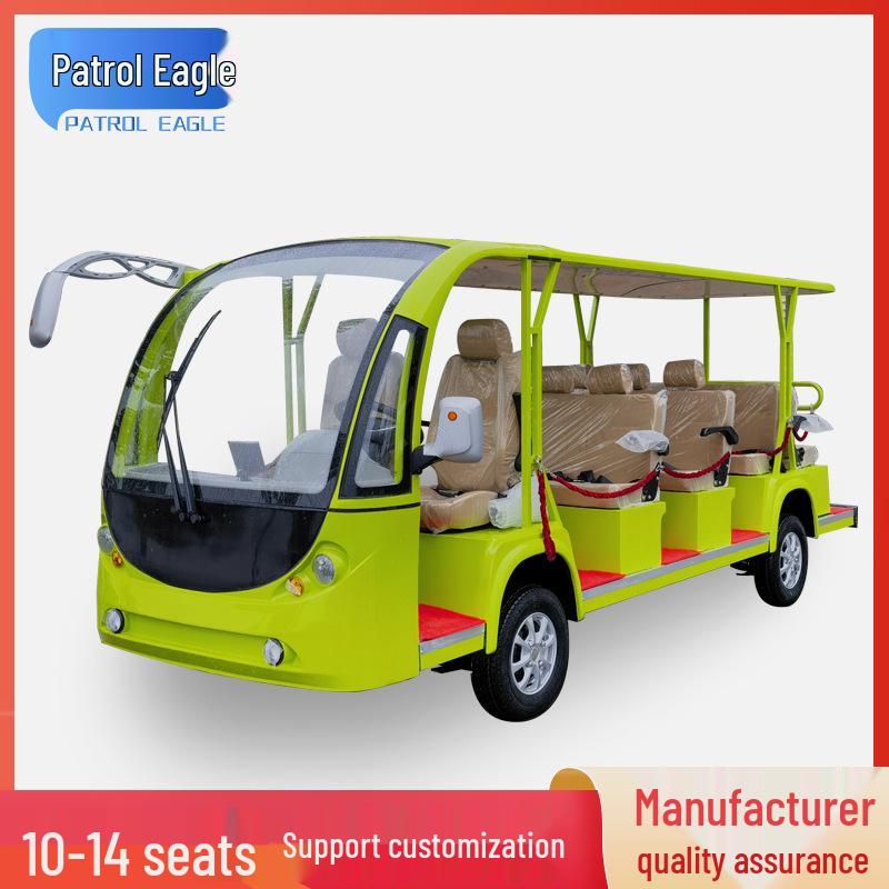 8-11 Seat Convertible Scenic Park Tourism Shuttle Bus