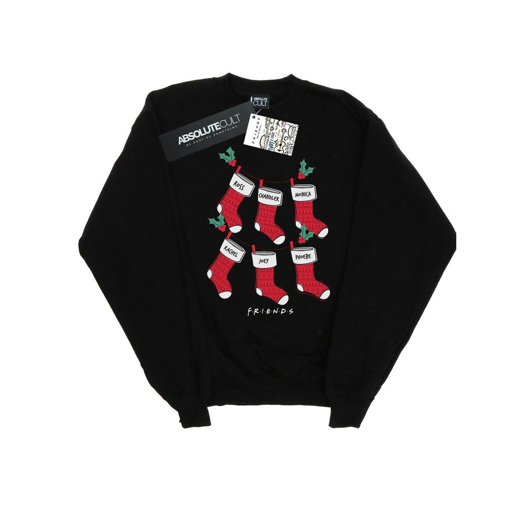 Friends Womens/Ladies Christmas Stockings Sweatshirt