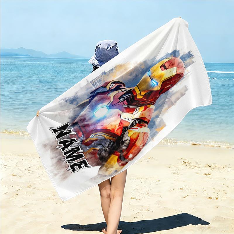 Personalized "Spider-Man: Hero's Journey" Beach Towel Microfiber Beach Towel Thin Absorbent for Beach Swimming Yoga Bath Sports. 0910124
