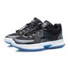 Li Ning Youth  Childrens Non-Slip Shock Absorbing Wear-Resistant Rebound Low-Top Basketball Shoes Kids Sneakers Black Gray YKBR078-7
