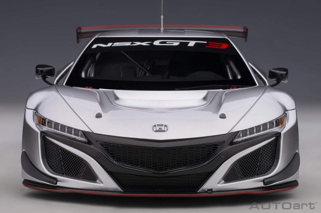 AUTOart Honda NSX GT3 2018 Hyper Silver Готовый продукт 81897 1/18