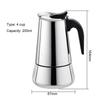 Кофеварки Italian Top Moka Espresso Cafeteira Expresso Percolator 100/200/300/450 мл Кофеварка для плиты