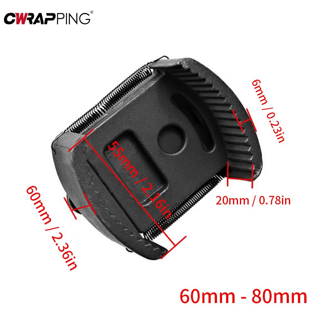 Ключ для масляного фильтра автомобиля Фильтр 60-80 мм Регулируемые ключи для фильтра Съемник Сталь Топливо Литье Двухлапый Разборка для Автоаксессуаров