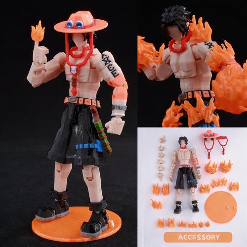 3D-печатные аниме One Piece Naruto Подвижные Трансформирующиеся Фигурки Действия Манекен Игрушки Коллекции Собранные украшения подарки